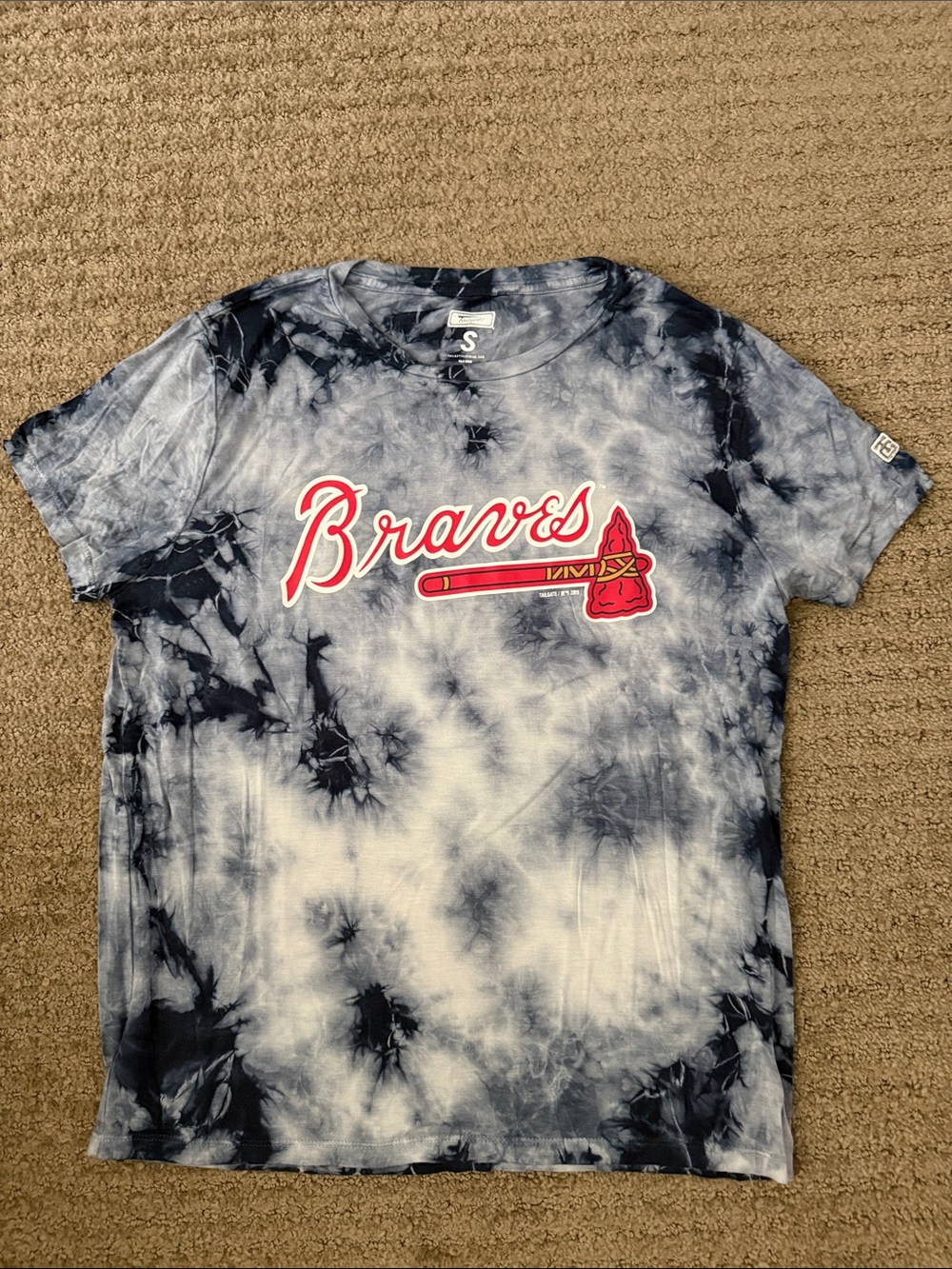 Atlanta Braves Tie-Dye Short Sleeve Tee